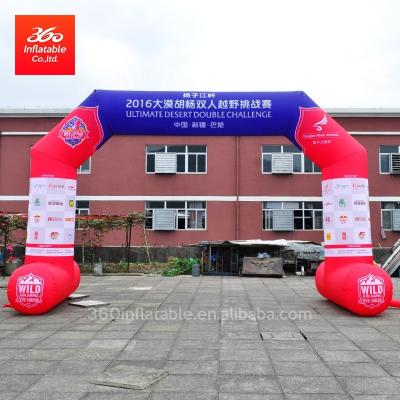 China Hot Selling 210D/420D/600D Oxford Cloth Huge Advertising Inflatable Arches For Sports Events for sale