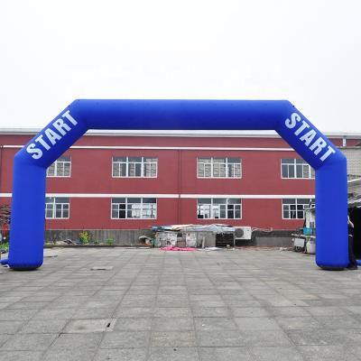 China 210D/420D/600D Oxford Cloth Customized Blue And Red Advertising Inflatable Arch For Sale for sale