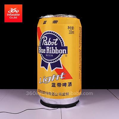 China High Quality Oxford Cloth Beers Brand Inflatable Custom Beer Can Advertising Advertising for sale