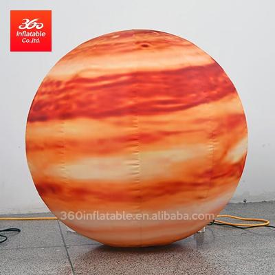 China Wholesale Oxford Cloth Inflatable Lightweight Balloon For Decorations, Custom Inflatable Advertising Planet for sale