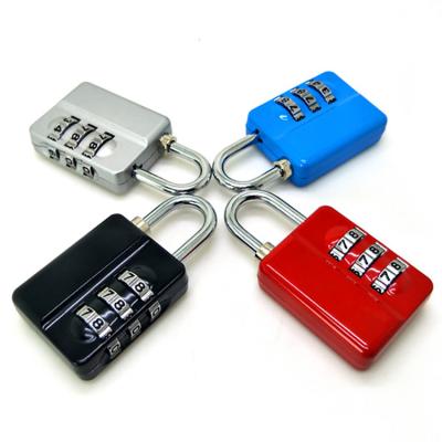 China New 30MM Zinc Alloy Adjustable 3 Digit Combination Lock Security Number Code Padlock For Travel Bag Luggage Suitcase Zipper Cabinet Locker for sale