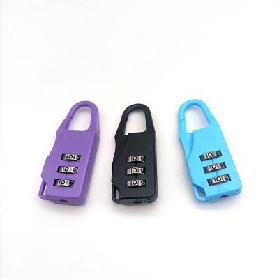 China Low Price Combination Plastic Promotional Luggage Mini Lock Plastic Number Padlock Good For Promotion Gift for sale