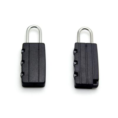 China Mini Plastic Luggage Plastic Promotional Lock Combination Number Padlock Good For Promotion Gift Travel Bag Suitcase for sale