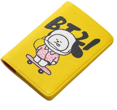 China Cute Fashion Character Cover Wallet For Travel Passport Holder for sale