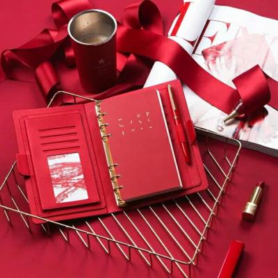 China Notebook With Binding Diary A4/A5/A6 Ring Binder Notebook 2021 Loose Leaf Notebook For Office Supply for sale