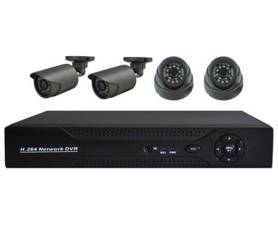 China 4CH Video Surveillance System AHD DVR Kit 2015 Hottest AHD New Technology AHD Camera DVR for sale