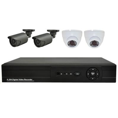 China 4CH HD AHD DVR Kit 720P Video Surveillance System High Definition AHD Camera DVR KIT for sale