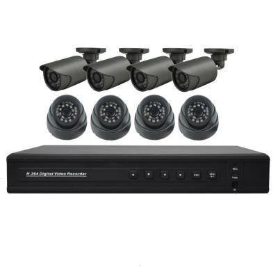 China Video Management System 8CH 720P AHD Security Camera Kit System/HD-AHD DVR Camera Kits for sale