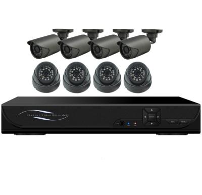 China sistema do jogo da câmara de segurança DVR de 8CH 720P AHD, sistema de gestão do vídeo do CCTV à venda