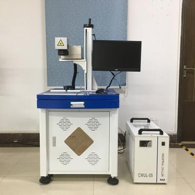 China 3W 5W UV Laser Marking Marking Machine For ABS Earphone TFT Airpods Glass Plastic Crystal for sale