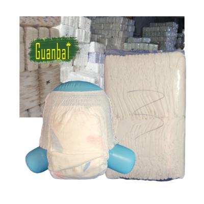 China Printed Surplus Diaper In Stock Baby Surplus Diapers In The Ball for sale