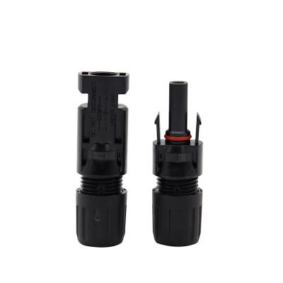 China IP67 Power DC 30A 1000V 2.5mm2 4mm2 6mm2 Waterproof Solar Cable Connector For Solar PV System for sale