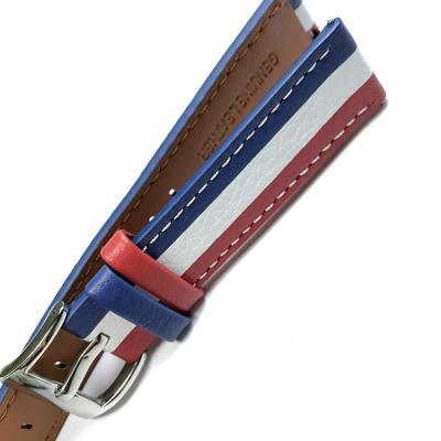 China Luxury Designer Watch Band Leather France Color Print Band Design For Watch Band Series 4 5 6 7 for sale