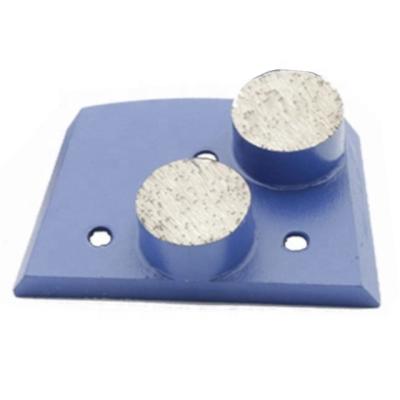 China Durable Concrete Abrasive Floor Renovation Tool Diamond Grinding Shoe Pad On Grinder for sale