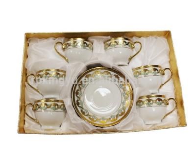 China Sustainable Ceramic Tea Cup Sets, Wholesale Tea Cup And Saucer for sale