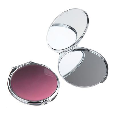 China Double-Sided Folded Hot Teen Mirror Simple Mirror Girl Pocket Cavity Makeup Mirror Magnifying Mirror for sale