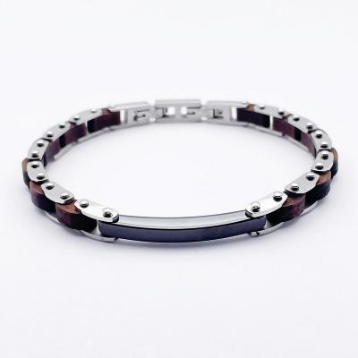 China Stainless steel fashion trend jewelry men's titanium steel bracelet for sale