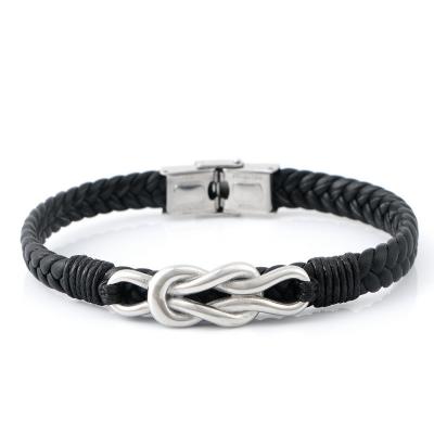 Chine Bracelet pour homme en cuir explosif à boucle magnétique, accessoire de bracelet simple à vendre