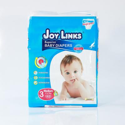 China Wholesale High Quality Disposable Baby Non Woven Fabric Baby Diapers Printed Soft Diapers for sale