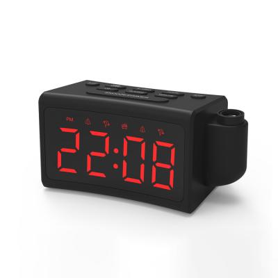 China Northern Europe Projection Alarm Clock LED Large Screen Digital Display Electronic Alarm Clock for sale