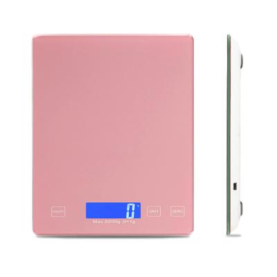 China Weight Measuring Home Kitchen Baking Scale Glass Electronic Kitchen Scale for sale