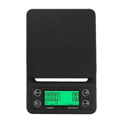 China Weight Timing Measuring Hand Brew Coffee Scale Home Scale Smart Kitchen Cooking Scale for sale