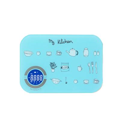 China Weight Measuring Colorful High Accuracy Mini Sensor Digital Kitchen Scales For Household for sale