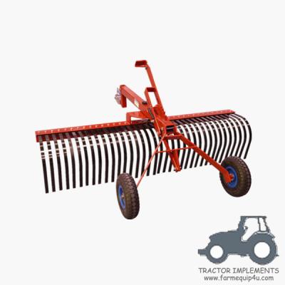 China ALR - ATV Landscape Raker With Rear Wheel, Height Adjustable ,Farm Cultivating Machinery for sale