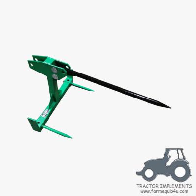 China BS-1 Tractor 3 Point Bale Spear With Cat.1; Hay Spear For Bale Moving for sale