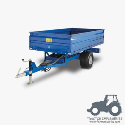 China 1T2W - Off Road Hydraulic Dump Trailer 1.0ton; Single Axle Farm Tipping Trailer;Tractor Hydraulic Dump Trailer for sale