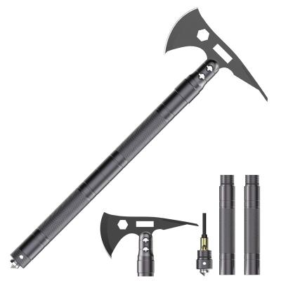 China Outdoor Survival Emergency Splitting Stainless Steel Survival Ax With Multitool for sale