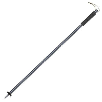 China Hiking Camping Trekking Pole Foldable Multifunctional Aluminum Walking Stick With Hook for sale