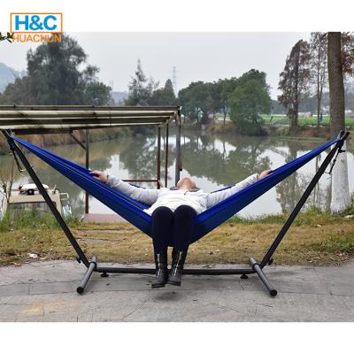 China Portable Outdoor Furniture Camping Hammock Frame Carry Bag Stand with Heavy Duty Steel Outdoor Furniture for sale