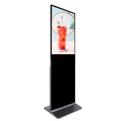 China Wholesale 32inch 43inch 49inch 55inch 65inch Indoor Floor Stand LCD Panel Advertising Boards Monitor Display Kiosk Advertising Players for sale