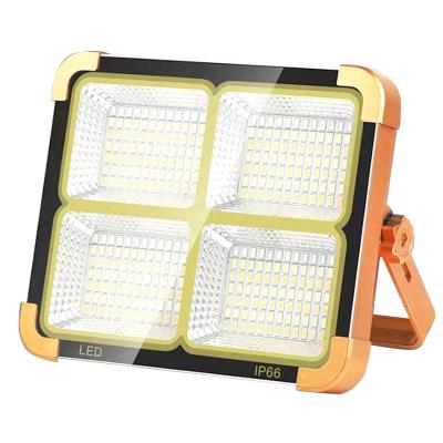 China Camping / Hiking Flood Light 5000LM Solar Led Flood Lights Power 12000mah Solar Bank TYPE-C 5V 2A for sale