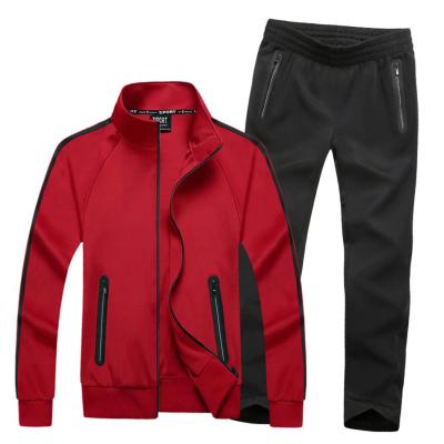 China QUICK DRY Popular Sports Comfortable Men Tracksuits With Facoty Price 2 Piece Sets Zipper Jogging Tracksuit For Men for sale