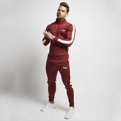 China New Product US Size Men's Polyester Zipper Men's Casual Tracksuit QUICK DRY Tracksuit For Men for sale