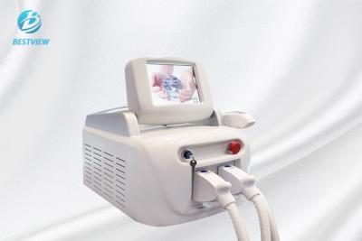 China Hair Remove 480 nm SHR Laser Machine Nd Yag Laser Tattoo Removal Two Handles for sale