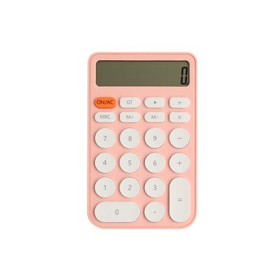 China General Purpose Calculator JUNNO JN-600 5 Colors Button Battery Power 12 Digit Home Office Simple Mini Electronic Calculators for sale