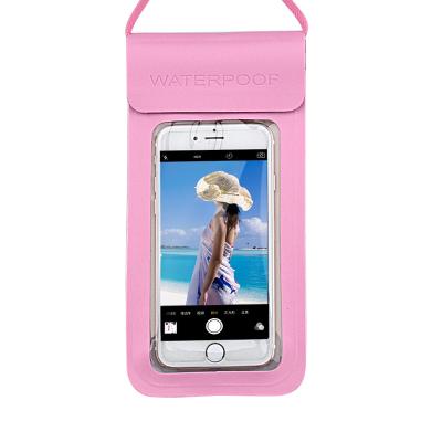 China 6.4 in 6.4 in Universal Dry Bag Cover Smartphone Waterproof PVC Water Proof Cell Phone Pouch Swimming Diving Diving Waterproof Case for sale