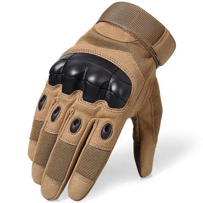 China Motorcycles Breathable Mittens Protective Army Military Knuckle Hard Gloves Full Finger Tactical Racing Training for sale