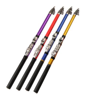 China Rod Ultra Light Stick Telescopic Carbon Fiber Glass Fishing Hand Pole 1.5m 1.8m 2.1m 2.4m 2.7m 3m for sale