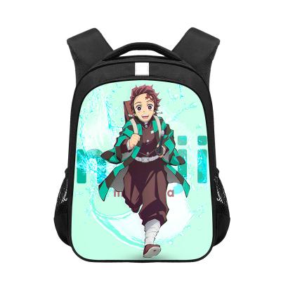 China 37 Color Anti-theft Japanese Anime Demon Slayer Kimetsu Yaiba 3D Printing Backpack Student Cartoon School Bag for sale