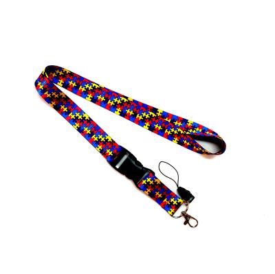 China Key Chain Lanyard Ready Print Holder ID/School Transfer/Amazon HotSell Show Thermal Phone Neck Puzzle Cartoon Strap To Carry for sale