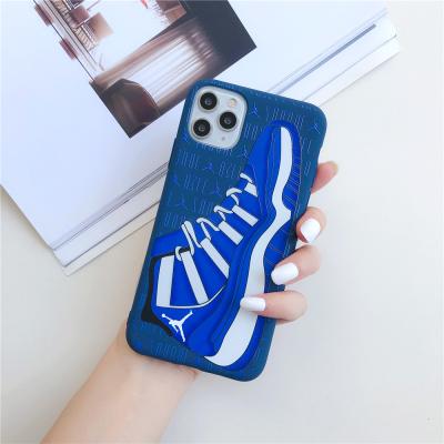 China Sports Style Air Jordan TPU Phone Case / Shockproof Popular Phone 12 Max 11 Pro Xs X XR 8 7 Se 6 Silicone 6S Soft Black Cover for sale