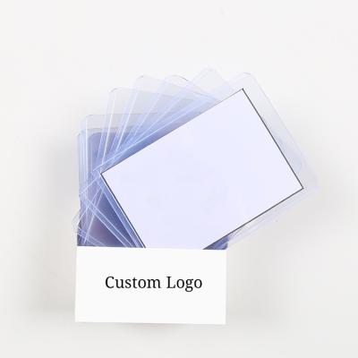 China Clear Transparent PVC Basketball Football Game Card Chargers Top Card Sleeves Card Holder for sale