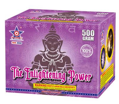 China A5507 LIGHTENING POWER 500G CAKE outdoor fireworks made in china AFSL 275*245*225mm high quality wholesale for sale