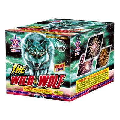 China A5535 WILD WOLF 500G HEATER outdoor fireworks made in china AFSL 250*345*225mm high quality wholesale for sale