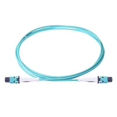 China Telecom/Data Center Fiber patch cord OPTIC fiber  MPO PATCH CORD 8F MM  OM3 3.0mm  LSZH  Push Pull Tap fast Connector MPO fiber cable for sale