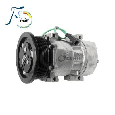 China 7H15 AC Compressor For Caterpillar Tracked Tractor Challenger Series 4498 CO267 AGCO 5650 for sale